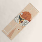 Girl Who Loves Baseball Yoga Mat Gallery Image 1