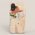 Girl Who Loves Baseball iPhone Case Gallery Image 1