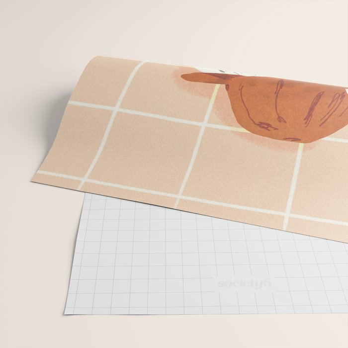 Girl Who Loves Baseball Wrapping Paper Gallery Image 2