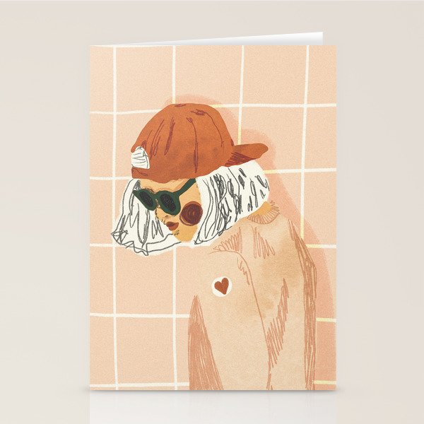 Girl Who Loves Baseball Stationery Card Gallery Image 2