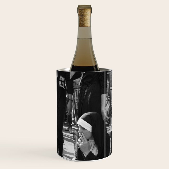Nuns Photography Rebellious Nuns Drinking and Smoking Poster | Smoking Nuns Vintage Photo -Smoking Wine Chiller Gallery Image 3