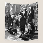 Nuns Photography Rebellious Nuns Drinking and Smoking Poster | Smoking Nuns Vintage Photo -Smoking Wall Tapestry Gallery Image 4