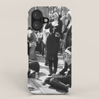 Nuns Photography Rebellious Nuns Drinking and Smoking Poster | Smoking Nuns Vintage Photo -Smoking iPhone Case Gallery Image 1