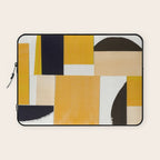 Yellow Abstract Collage Laptop Sleeve Gallery Image 1