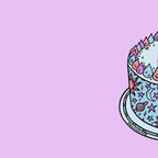 Aquarius Cake Coffee Mug Gallery Image 2