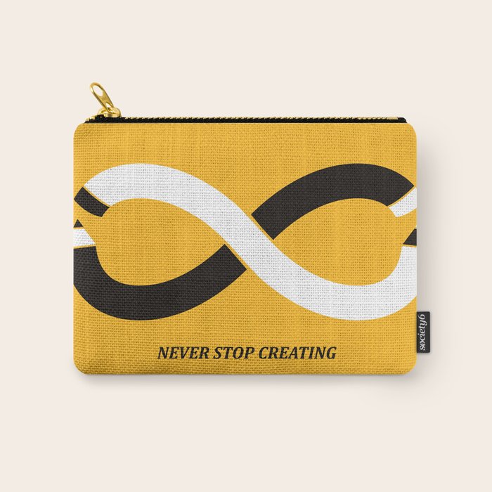 Never stop creating (the infinity pencil) Carry All Pouch Gallery Image 1