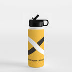 Never stop creating (the infinity pencil) Water Bottle Gallery Image 1