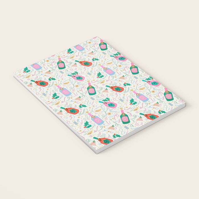 Festive holiday drinks illustration Notebook Gallery Image 3