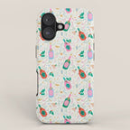 Festive holiday drinks illustration iPhone Case Gallery Image 1