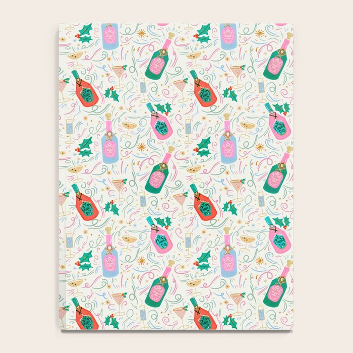 Festive holiday drinks illustration Notebook Gallery Image 4
