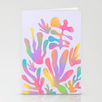 Matisse colorful pastel cutouts Stationery Card Gallery Image 2