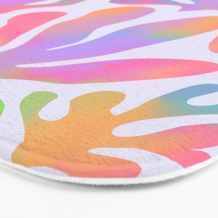 Matisse colorful pastel cutouts Bath Mat Gallery Image 3