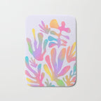 Matisse colorful pastel cutouts Bath Mat Gallery Image 1