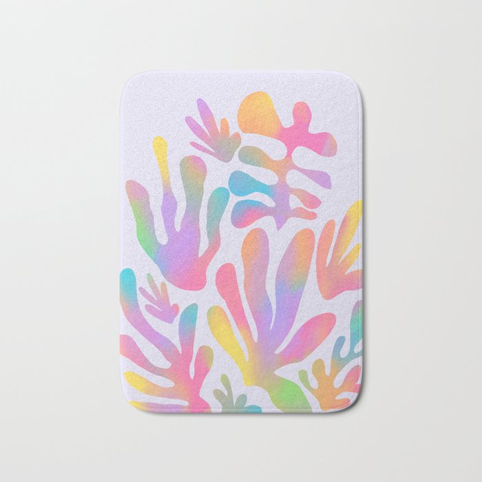 Matisse colorful pastel cutouts Bath Mat Gallery Image 1