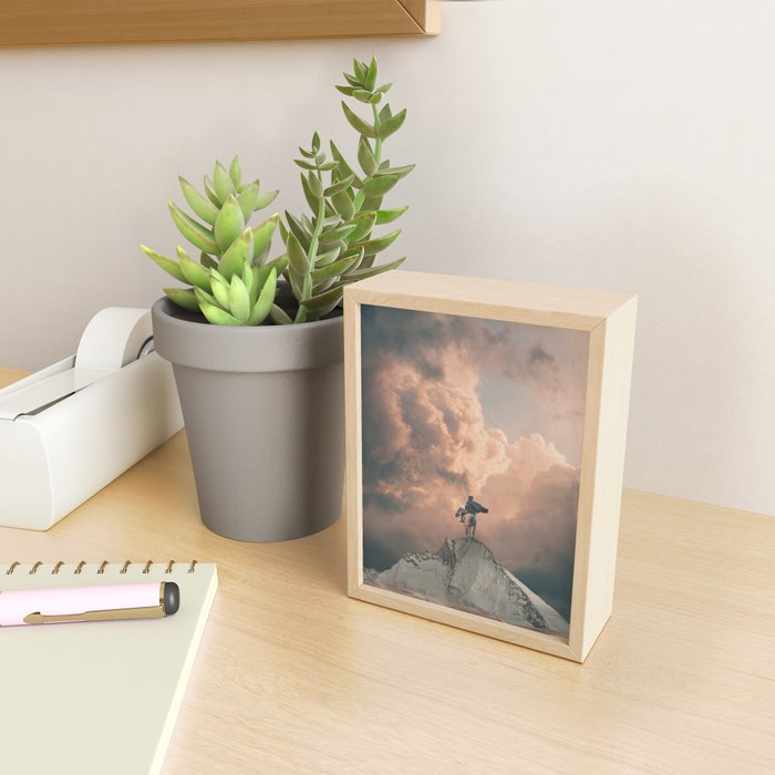 Lone Wayfarer Mini Art Print Gallery Image 2