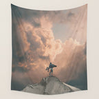 Lone Wayfarer Wall Tapestry Gallery Image 4