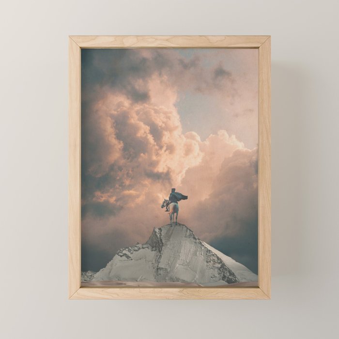 Lone Wayfarer Mini Art Print Gallery Image 1