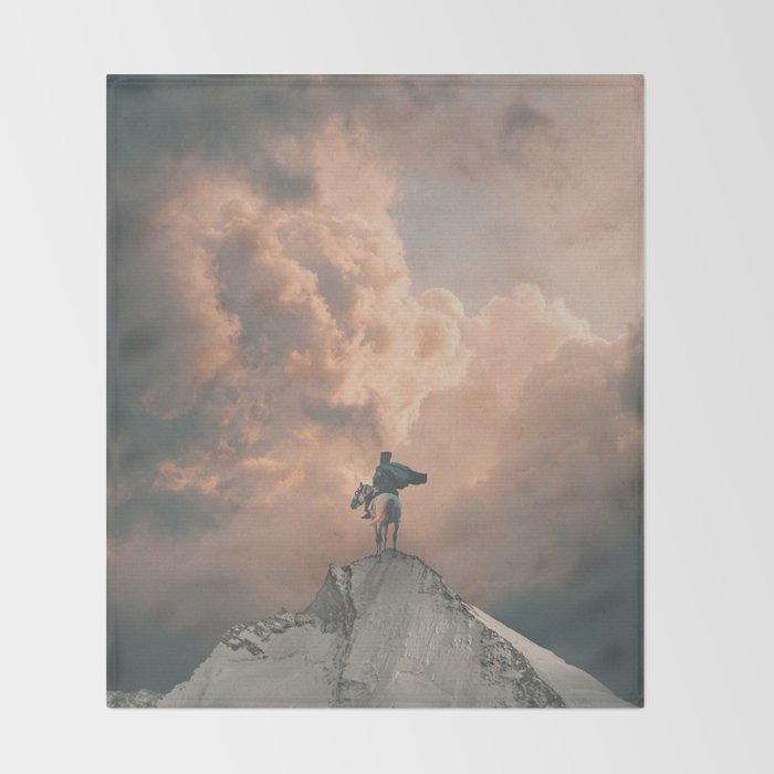 Lone Wayfarer Throw Blanket Gallery Image 2