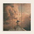 Lone Wayfarer Wood Wall Art Gallery Image 1