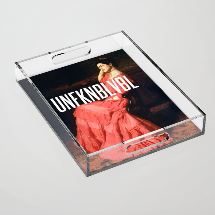 UNFKNBLVBL, Feminist Acrylic Tray Gallery Image 1