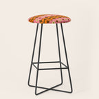 Retro Flower 10B Stool Gallery Image 1