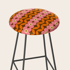 Retro Flower 10B Stool Gallery Image 2