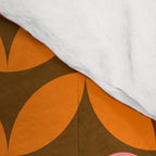 Retro Flower 10B Comforter Gallery Image 4