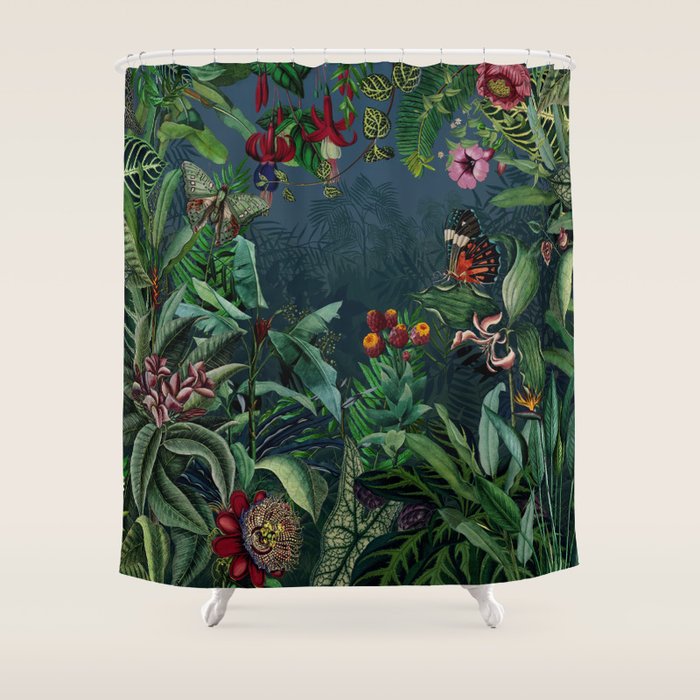 Midnight rainforest I Shower Curtain Gallery Image 1