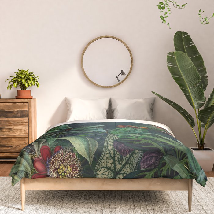 Midnight rainforest I Comforter Gallery Image 3