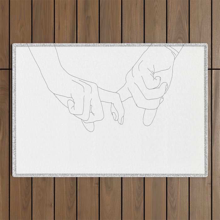 Pinky Swear, Outdoor Rug Gallery Image 1