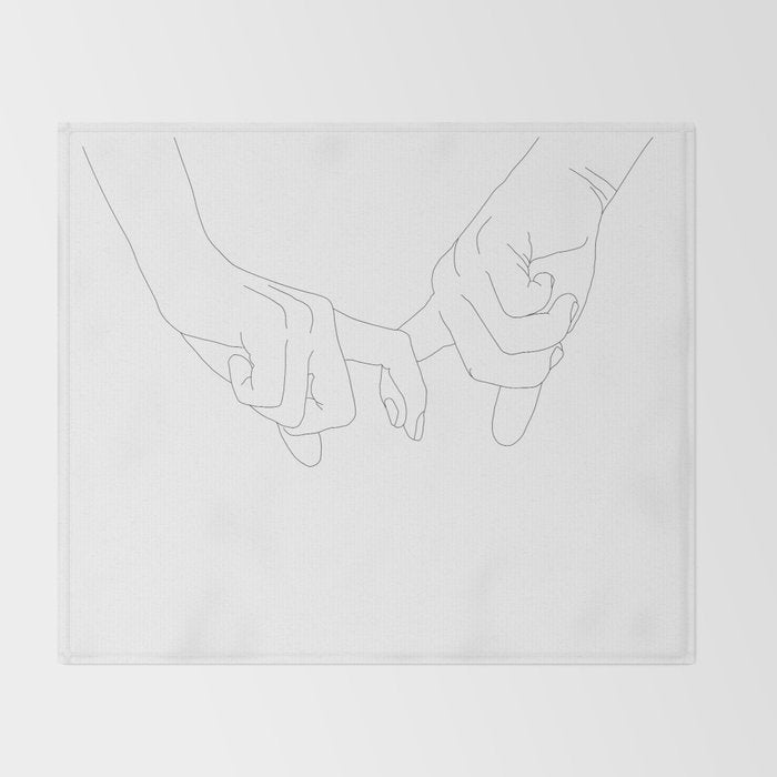 Pinky Swear, Throw Blanket Gallery Image 2