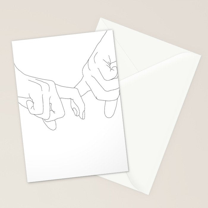 Pinky Swear, Stationery Card Gallery Image 2