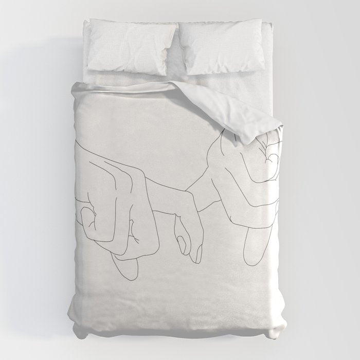 Pinky Swear, Duvet Cover Gallery Image 1