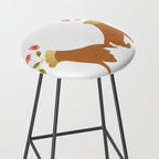 Pinky Promise | Valentine's Day Love Friendship | Floral Botanical Join Hands Forever  Stool Gallery Image 2