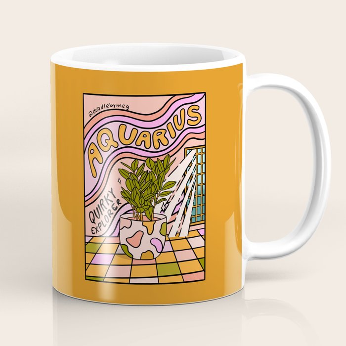 Aquarius Plant Coffee Mug Gallery Image 1