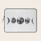 Moon phases watercolor painting Laptop Sleeve Gallery Image 1