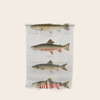 Illustrated North American Freshwater Trout Game Fish Identification Chart Wall Hanging Gallery Image 1