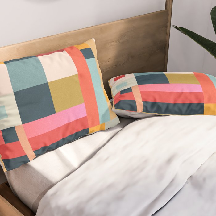 Geometric Abstraction 216 Pillow Sham Gallery Image 2