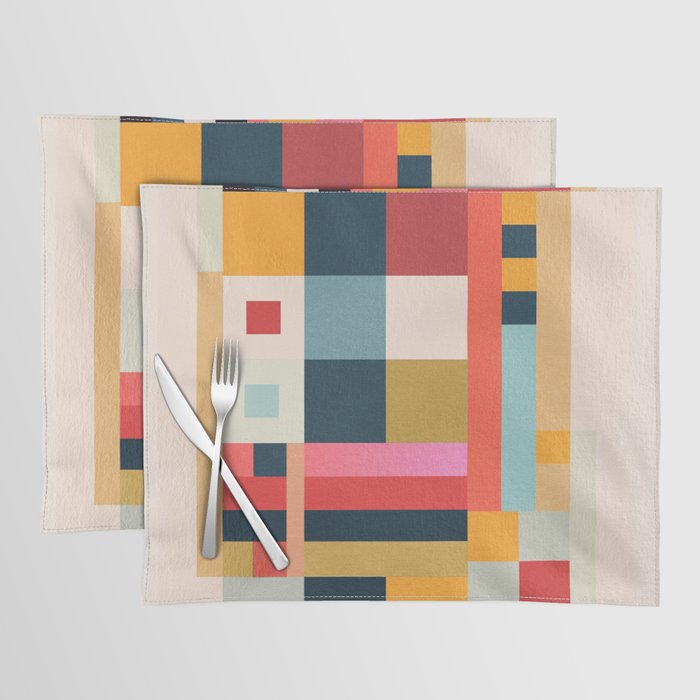 Geometric Abstraction 216 Placemat Gallery Image 1