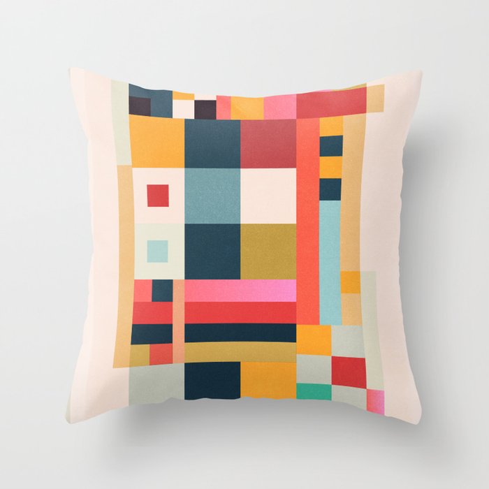 Geometric Abstraction 216 Throw Pillow Gallery Image 6