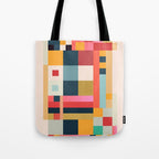 Geometric Abstraction 216 Tote Bag Gallery Image 1