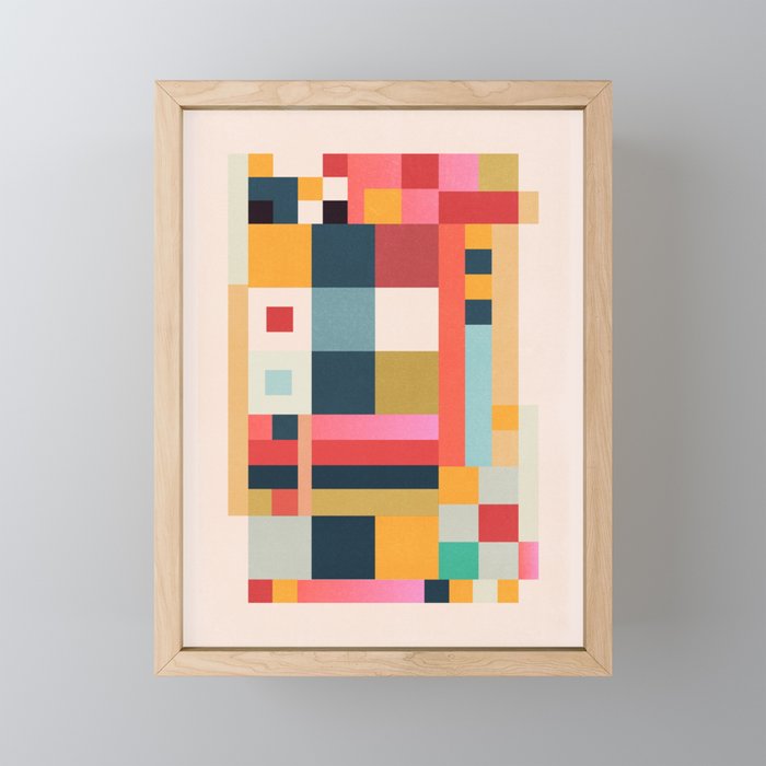 Geometric Abstraction 216 Mini Art Print Gallery Image 1