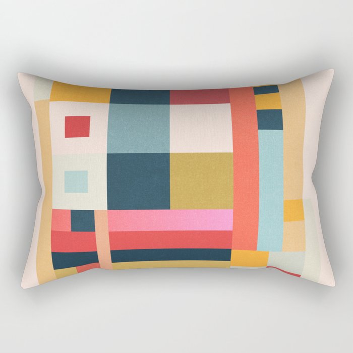 Geometric Abstraction 216 Rectangular Pillow Gallery Image 2