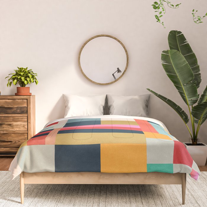 Geometric Abstraction 216 Comforter Gallery Image 3