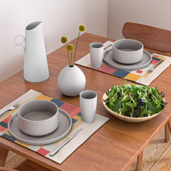 Geometric Abstraction 216 Placemat Gallery Image 2