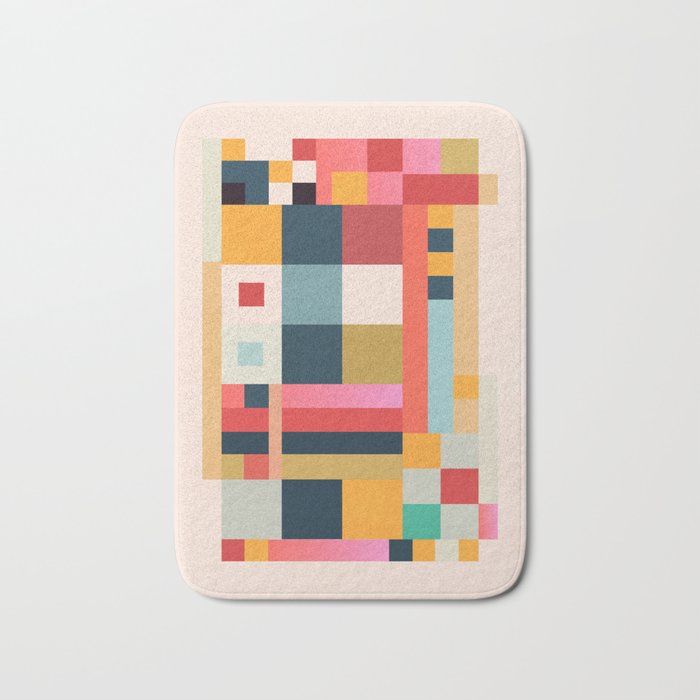 Geometric Abstraction 216 Bath Mat Gallery Image 1