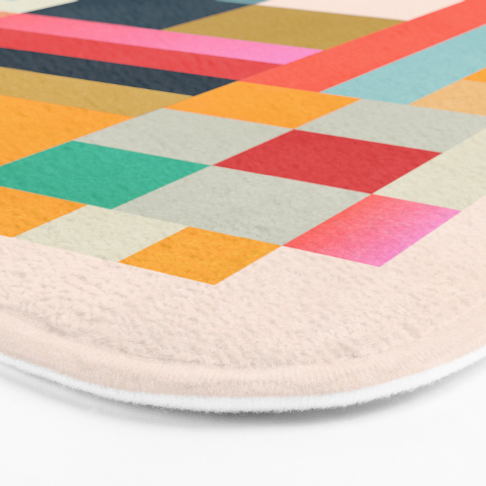 Geometric Abstraction 216 Bath Mat Gallery Image 3