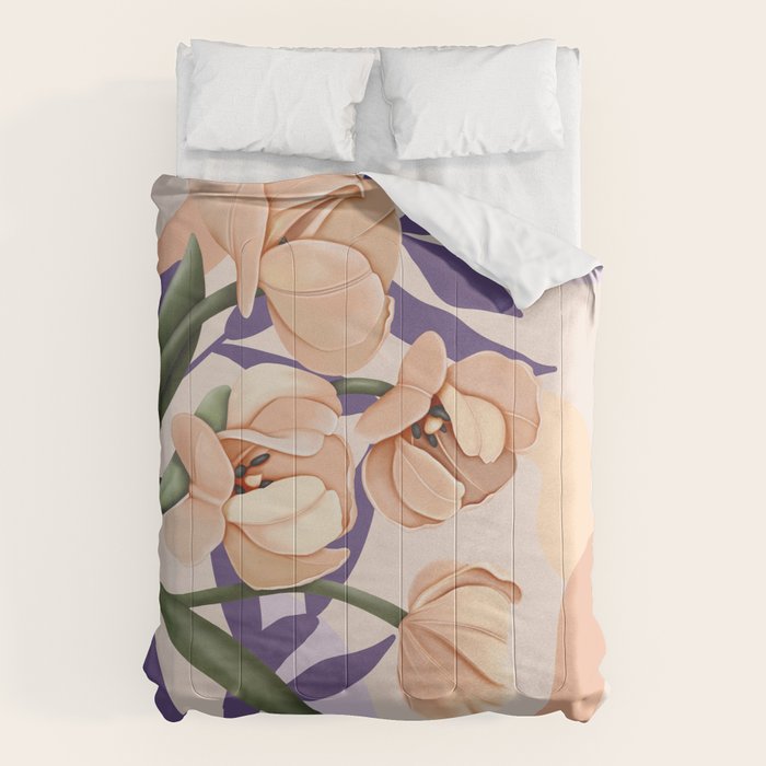 Large pink flowers MP3 Comforter Gallery Image 6