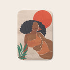 Red Sun Bath Mat Gallery Image 1