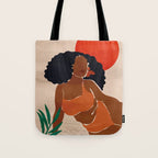 Red Sun Tote Bag Gallery Image 1